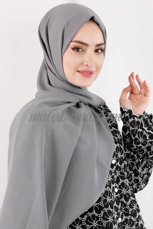 Dark gray hijab