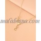 Golden necklace with heart shapes