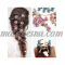 5 pieces mixed colored hair clip