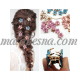 5 pieces mixed colored hair clip