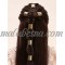 6 golden hair clips cylinder design