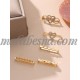 5 golden Pieces watch band rings