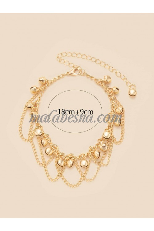 Golden color Bell Charm Anklet